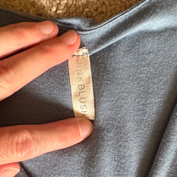 Pinkblush Blue Wrap Dress - Picture 10 of 10